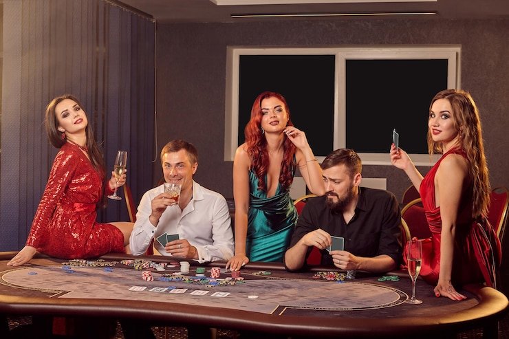 Ilustrasi kasino online bergaya casino konvensional yang tersedia di pedetogel